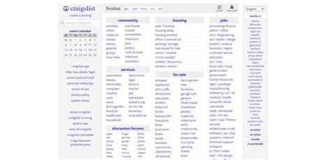 craigslist boston|craigslist boston classifieds.